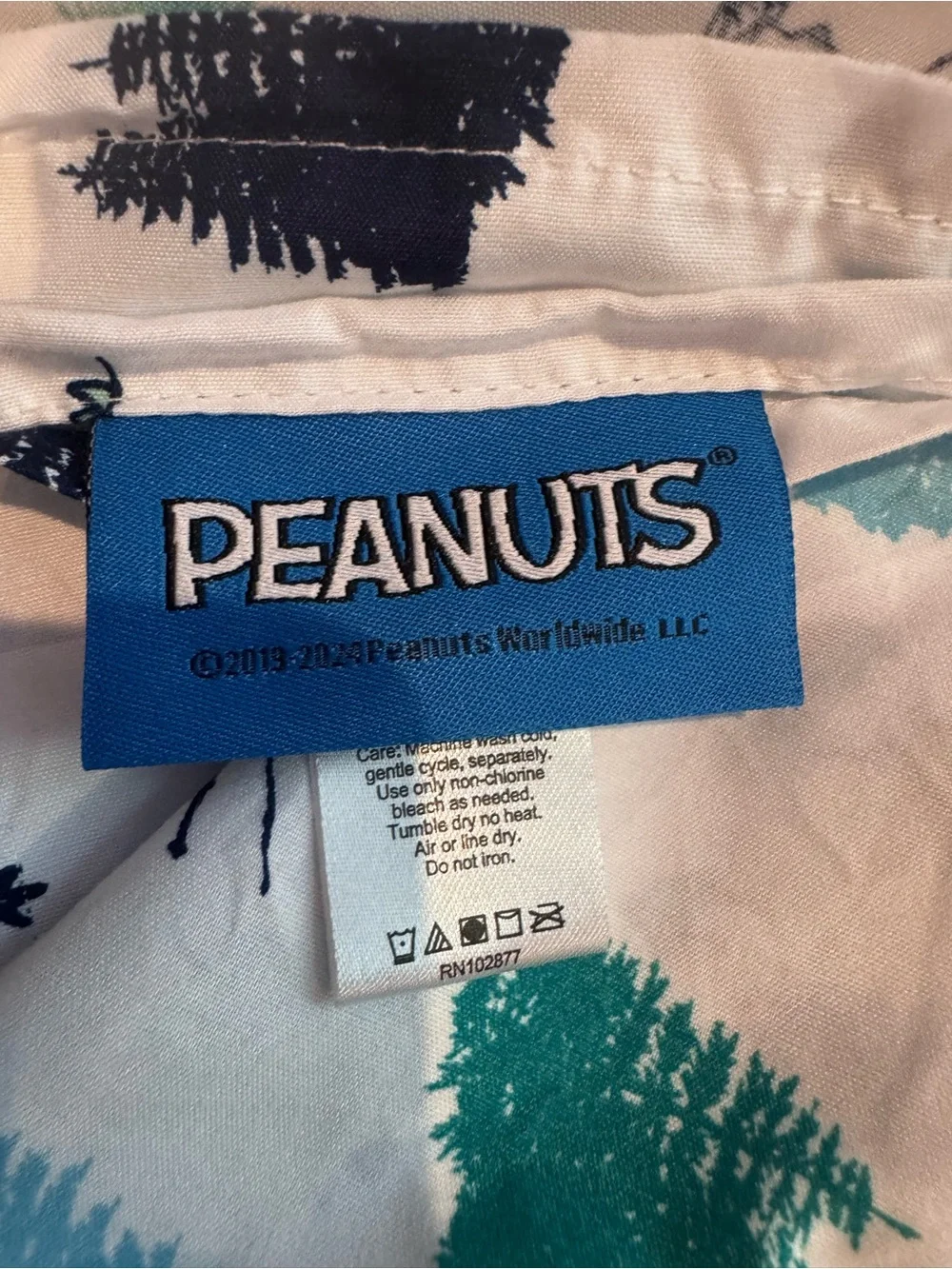 {Berkshire} Blanket Peanuts Snoopy Winter Skiing Full Sheet Set